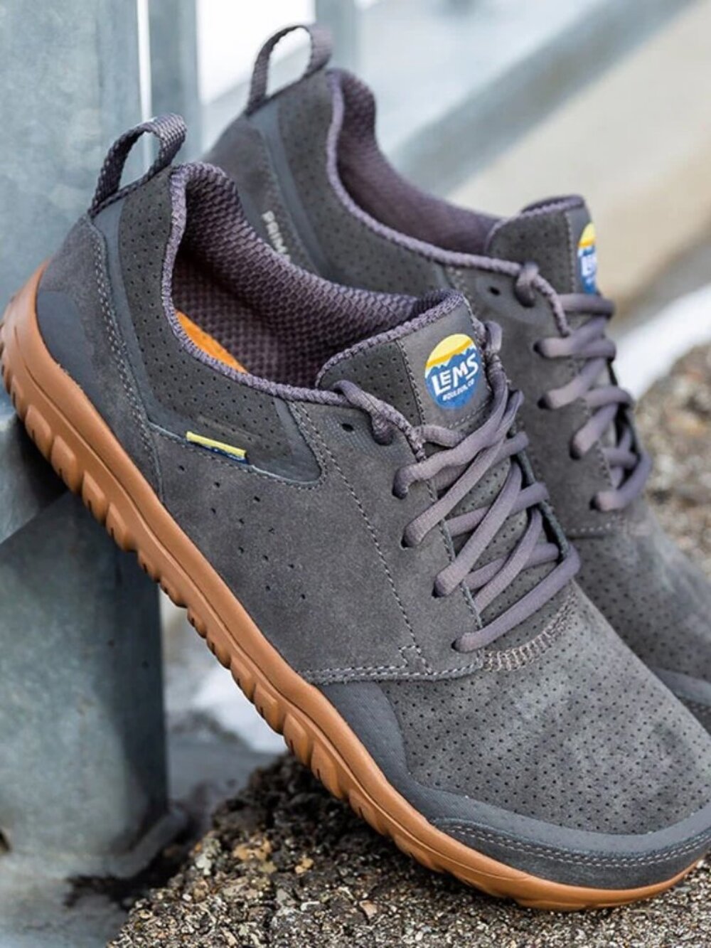 Lems Primal Zen Suede in Graphite, Size 8.5 Women / 7 Men